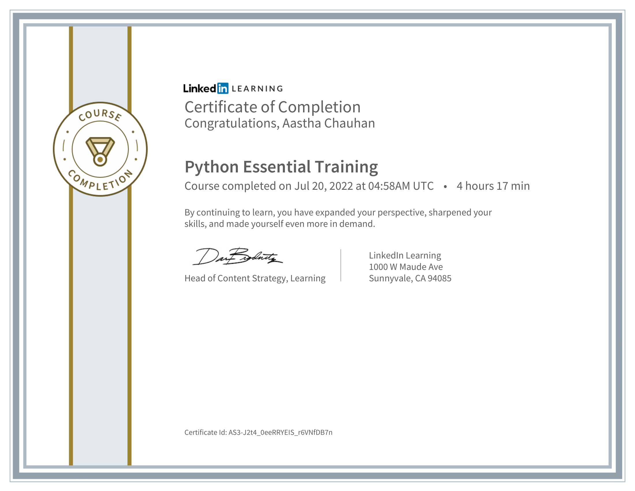 Certificate Image